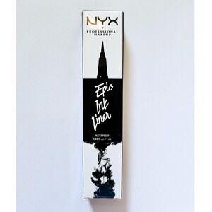 NYX Professional Epic Ink Eyeliner Black EIL01 waterproof NIB